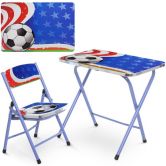 Детский столик A19-FB, футбол, со стульчиком