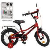 Детский велосипед PROF1 12д. Y12221, Prime, красный