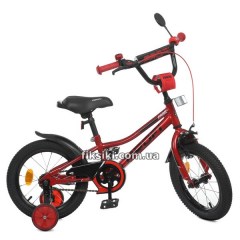 Детский велосипед PROF1 14д. Y14221, Prime, красный | Дитячий велосипед PROF1 14д. Y14221