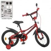 Детский велосипед PROF1 16д. Y16221 Prime, красный