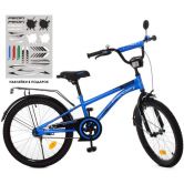 Детский велосипед PROF1 20д. Y20212 Zipper, сине-черный