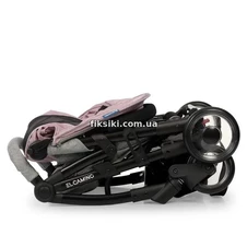 Детская коляска ME 1058 Pink Gray WISH, розово-серая фото 44