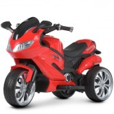 Детский мотоцикл M 4204 EBLR-3, с пультом управления, красный