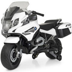 Купить Детский мотоцикл M 4275 E-1 BMW, мягкие колеса, белый