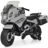 Детский мотоцикл M 4275 E-11 BMW, мягкие колеса, серый