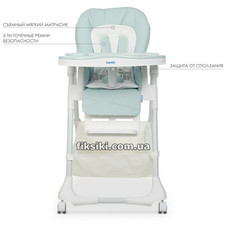 Стульчик для кормления M 3822 Sky Blue, голубой фото 11