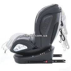 Автокресло ME 1045 Royal Dark Gray EVOLUTION 360º, темно-серое фото 66