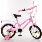 Детский велосипед PROF1 14д. XD1491, Star, розовый