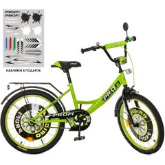 Купить Велосипед детский PROF1 20д. XD2042 Original boy, салатово-черный