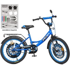 Купить Велосипед детский PROF1 20д. XD2044 Original boy, сине-черный
