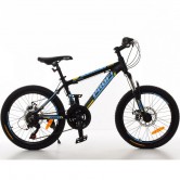 Спортивный велосипед 20д. G20OPTIMAL A20.1, черно-голубой
