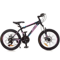 Купить Спортивный велосипед 20д. G20OPTIMAL A20.2, черно-розовый