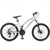 Велосипед 24д. G24AIRY A24.1, бело-зеленый