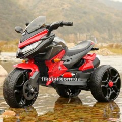 Купить Детский мотоцикл M 4274 EL-3, кожаное сиденье, красный