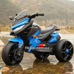 Купить Детский мотоцикл M 4274 EL-4, кожаное сиденье, синий