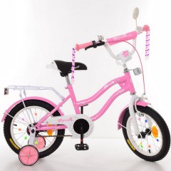 Купить Велосипед детский PROF1 12д. XD1291, Star, розовый