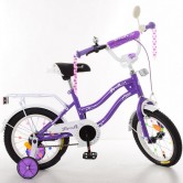 Велосипед детский PROF1 14д. XD1493 Star, фиолетовый