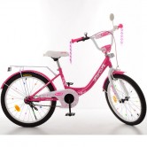 Велосипед детский PROF1 20д. XD2013, Princess, малиновый