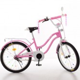Велосипед детский PROF1 20д. XD2091, Star, розовый