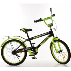Купить Велосипед детский PROF1 20д. SY2051 Inspirer, черно-салатовый