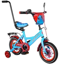 Велосипед TILLY Monstro 12 д. T-21228/1 blue+red, родительская ручка