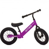 Детский беговел 12д. M 5456 B-4 PROFI KIDS, надувные колеса, фиолетовый