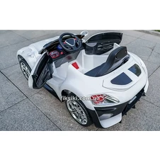 Детский электромобиль T-7636 EVA WHITE, Tesla, мягкие колеса фото 33