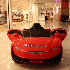 Детский электромобиль T-7636 EVA RED, Tesla, мягкие колеса фото 33