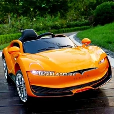 Детский электромобиль T-7636 EVA YELLOW, Tesla, мягкие колеса фото 33