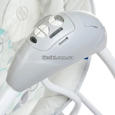 Детские качели ME 1028 SENSA Circles Mint, шезлонг, серые фото 44