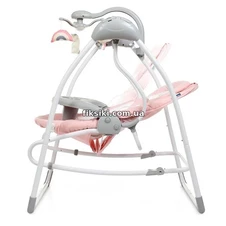 Детские качели ME 1028 SENSA Flowers Pink, шезлонг, розовые фото 11