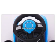 Детская каталка-толокар T-931 BLUE Bugatti, с родительской ручкой фото 33