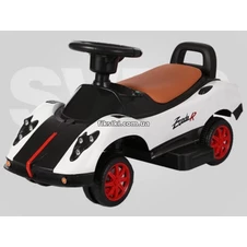 Детская каталка-толокар T-937 WHITE, мягкое сиденье фото 11