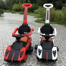 Детская каталка-толокар T-937 RED, мягкое сиденье фото 33