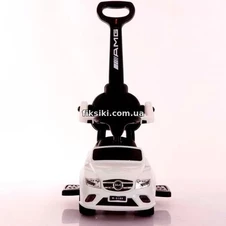 Детская каталка-толокар T-936 WHITE Audi, с родительской ручкой фото 11