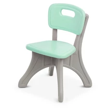 Детский столик NEW TABLE-5 со стульчиками, серо-мятный фото 33