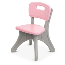 Детский столик NEW TABLE-8 со стульчиками, серо-розовый фото 33