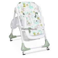 Стульчик M 3233 Dino Pine Green для кормления, динозавр, зеленый фото 11