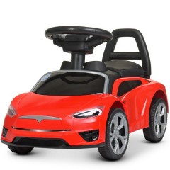 Кликните для увеличения изображения Купить Детская каталка-толокар M 4317 L-3, мягкое сиденье, красная