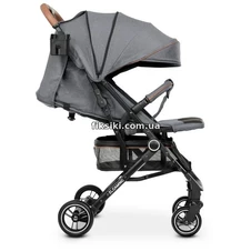Детская коляска ME 1039L IDEA Gray, прогулочная, серая фото 33