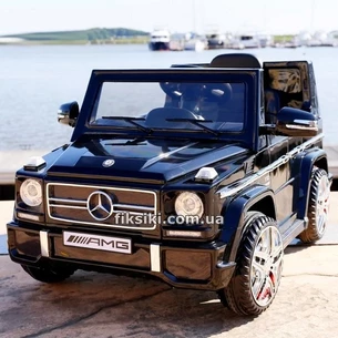 Детский электромобиль J2004 Mercedes, кожаное сиденье