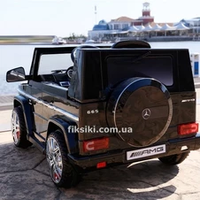 Детский электромобиль J2004 Mercedes, кожаное сиденье фото 11