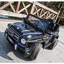 Детский электромобиль J2004 Mercedes, кожаное сиденье фото 44