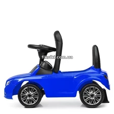 Детская каталка-толокар M 4322 L-4, мягкое сиденье, синяя фото 33