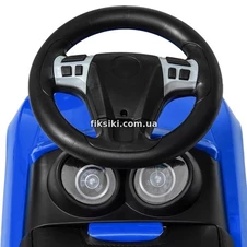 Детская каталка-толокар M 4322 L-4, мягкое сиденье, синяя фото 44