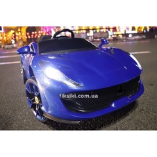 Детский электромобиль T-7653 EVA BLUE, Ferrari, синий фото 33