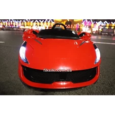Детский электромобиль T-7653 EVA BLUE, Ferrari, синий фото 44
