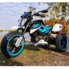 Купить Детский мотоцикл T-7232 WHITE на аккумуляторе, бело-синий
