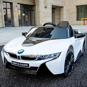 Детский электромобиль JE 1001 EBLR-1 BMW, кожаное сиденье