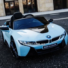 Детский электромобиль JE 1001 EBLR-4 BMW, кожаное сиденье фото 44